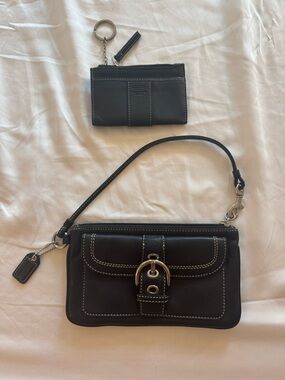 Vintage coach SLG wallet wristlet bundle